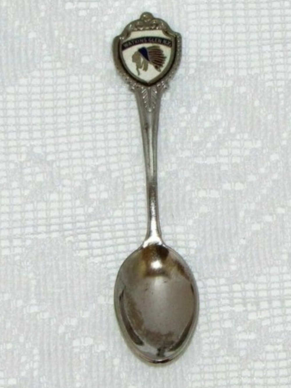 Collector Spoon WATKINS GLEN NY Vintage Souvenir Travel Memorabilia